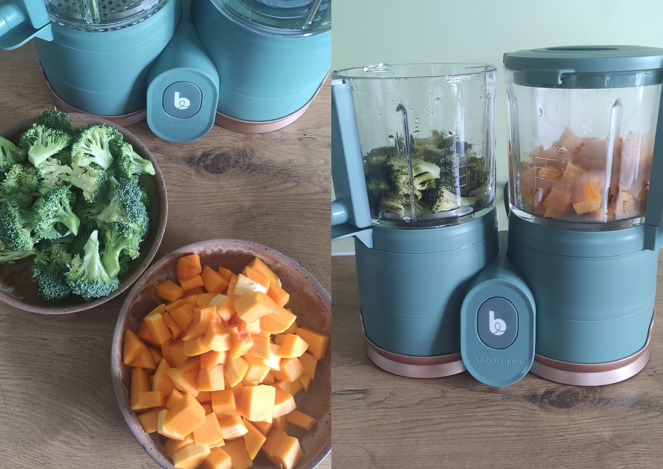 comment faire de la puree avec le nutribaby glass